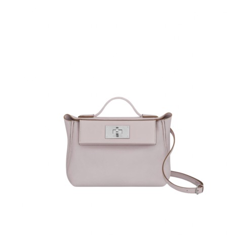 Hermès 24/24 21 Evercolor Swift & Palladium Mauve Pale Mauve Pale