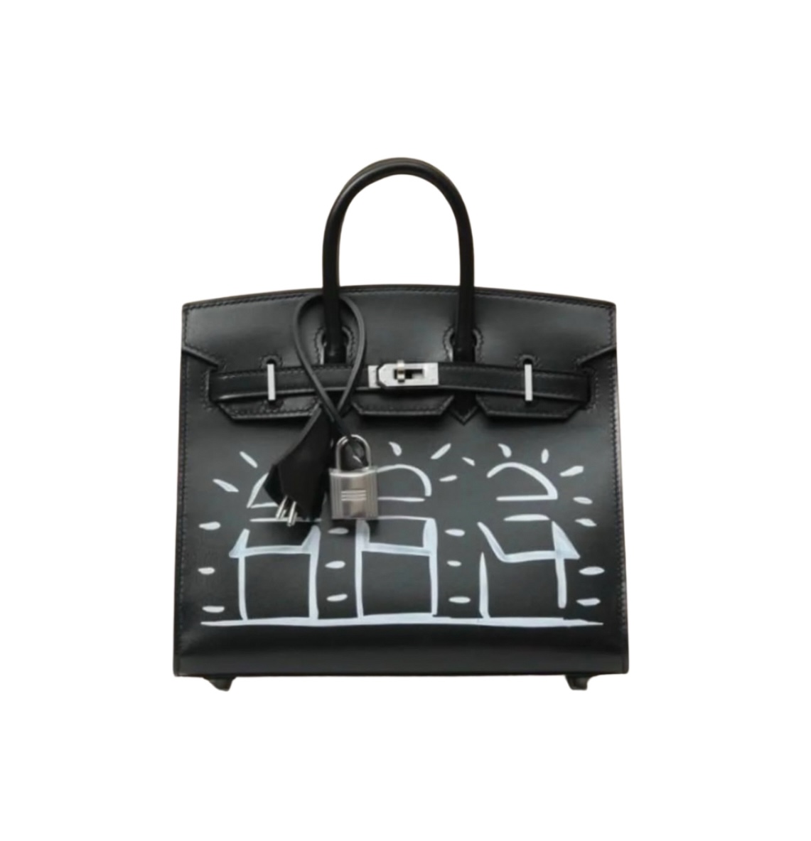 Hermès Birkin20 Faubourg Disco  Noir Box Leather&Palladium Hardware