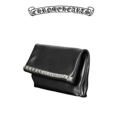 Chrome Hearts Pyramid Stud Zip Bag