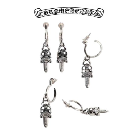 Chrome Hearts  Silver Dagger Earring