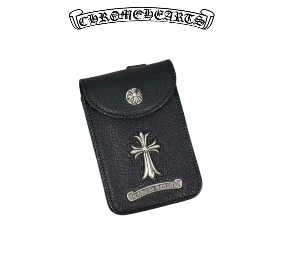 Chrome Hearts Cross Scroll Cigarette Box Storage Bag