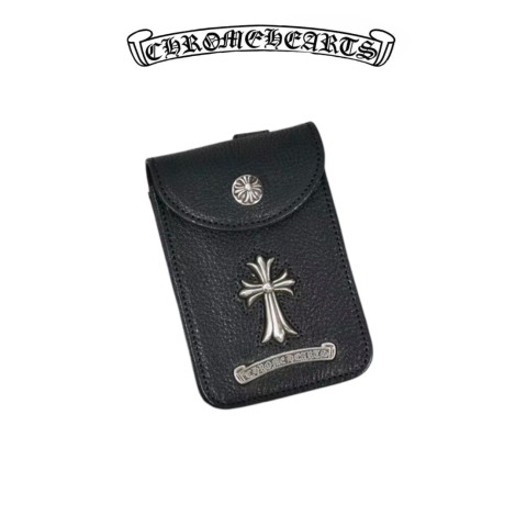 Chrome Hearts Cross Scroll Cigarette Box Storage Bag