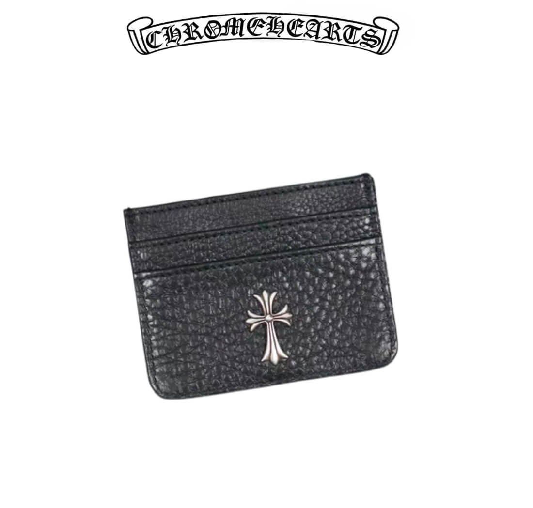 Chrome Hearts Cross scroll cardholder 