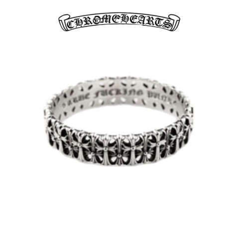 Chrome Hearts Silver Chrome Hearts TFP cemetery bangle bracelet