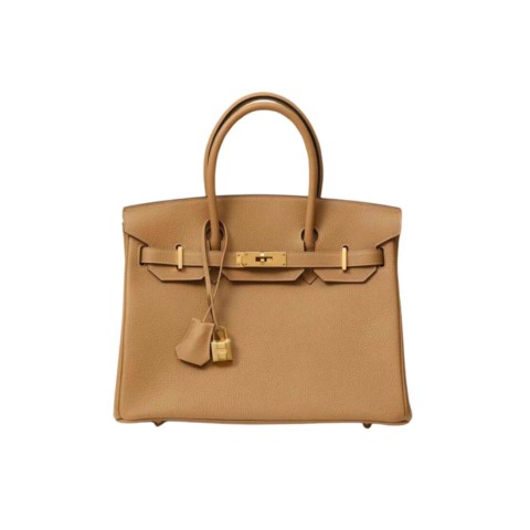 Hermès Birkin30 Tabac camel Togo&Gold Hardware