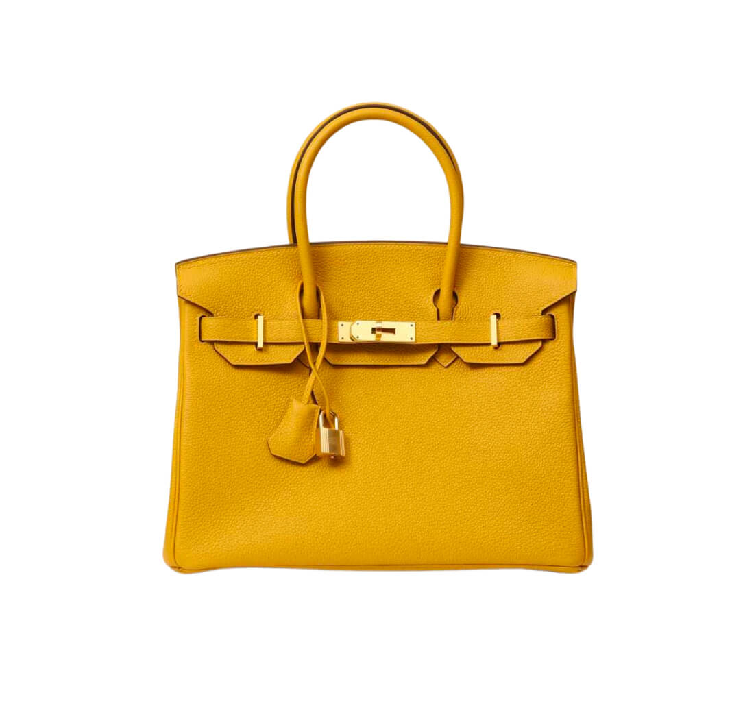 Hermès Birkin30 Jaune Ambre Togo&Gold Hardware