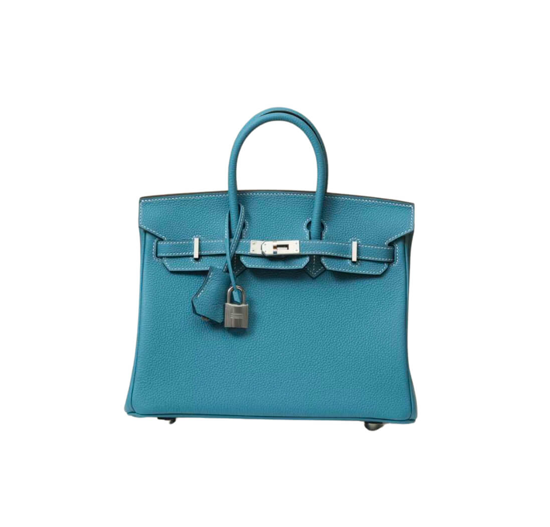 Hermès Birkin30 Blue jean Togo& Palladium Hardware