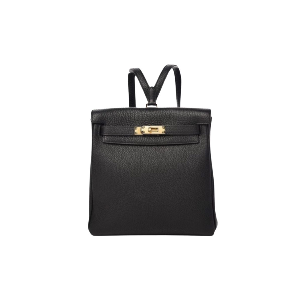 Hermès Kelly Ado 22 Noir Clémence&Gold Hardware