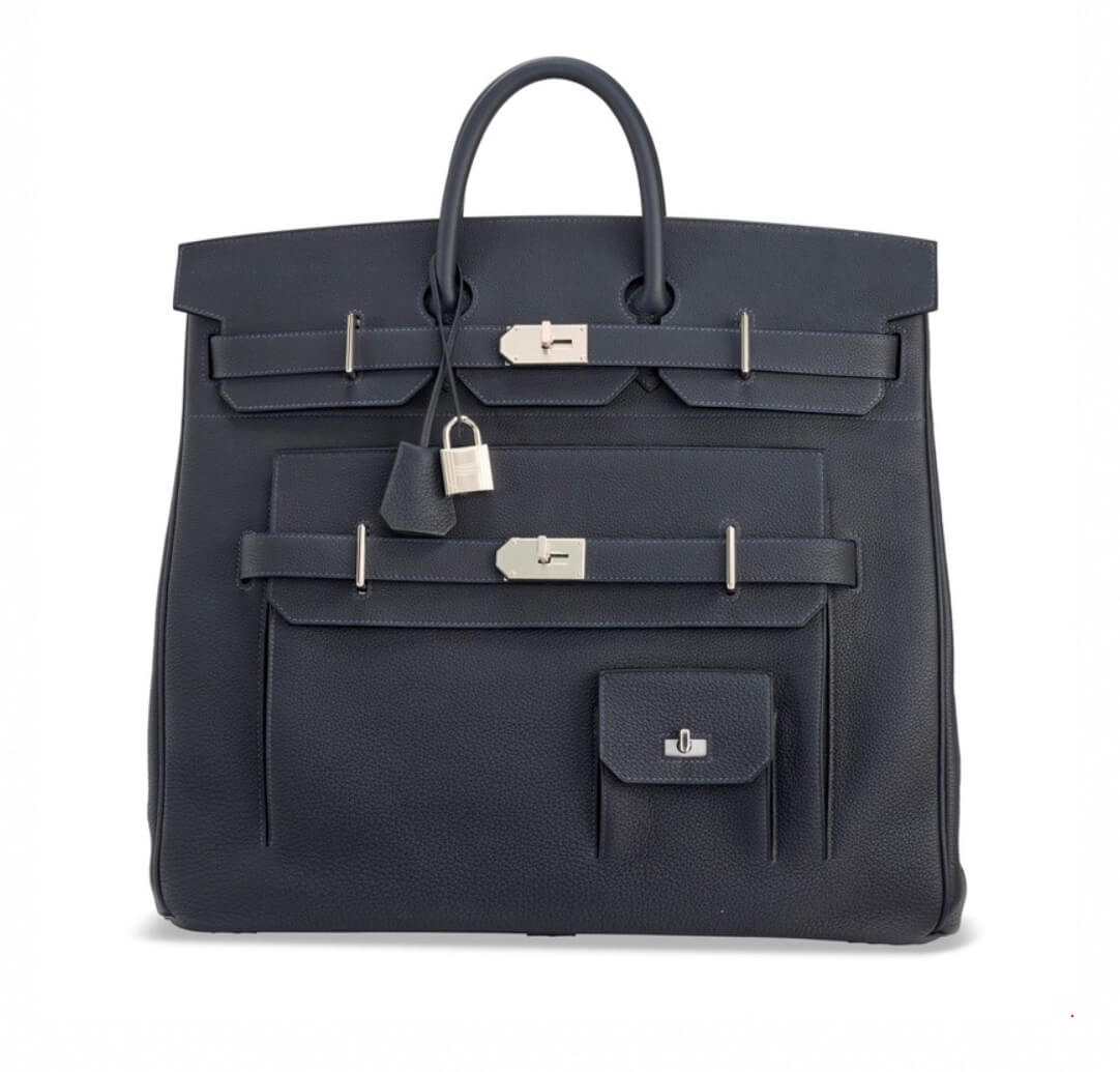 Hermès Birkin HAC Caban  Multipockets Togo Leather&Palladium Hardware