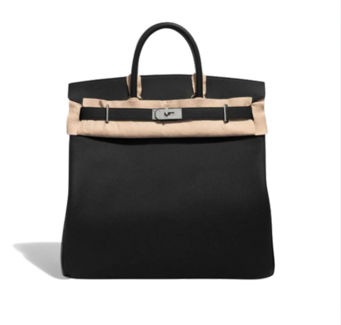  Hermès HAC Birkin Noir Togo&Palladium Hardware