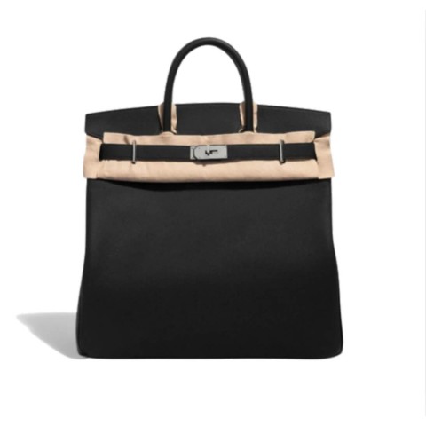  Hermès HAC Birkin Noir Togo&Palladium Hardware