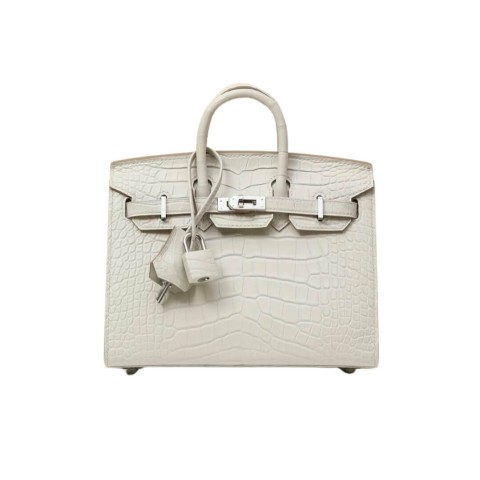 Hermès Birkin20 Sellier Béton Matte  Alligator& Palladium Hardware