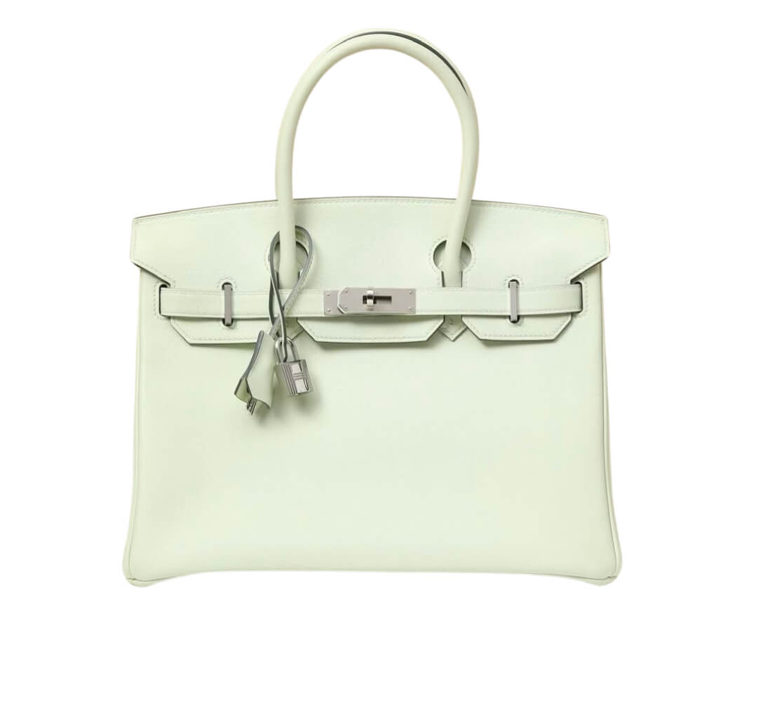 Hemes Birkin30 Vert Fizz Swift&Palladium Hardware