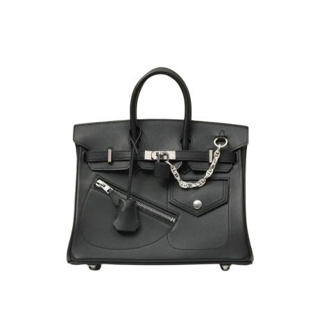 Hermès Birkin25 ROCK Black Volupto Leather&Palladium Hardware