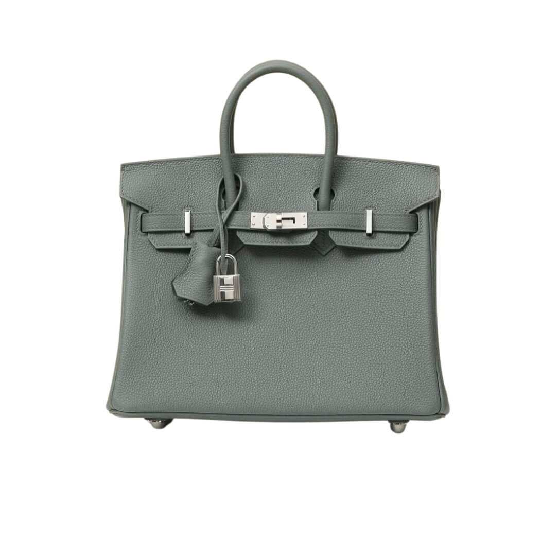 Hermès Birkin25  Vert Amande Togo&Palladium Hardware