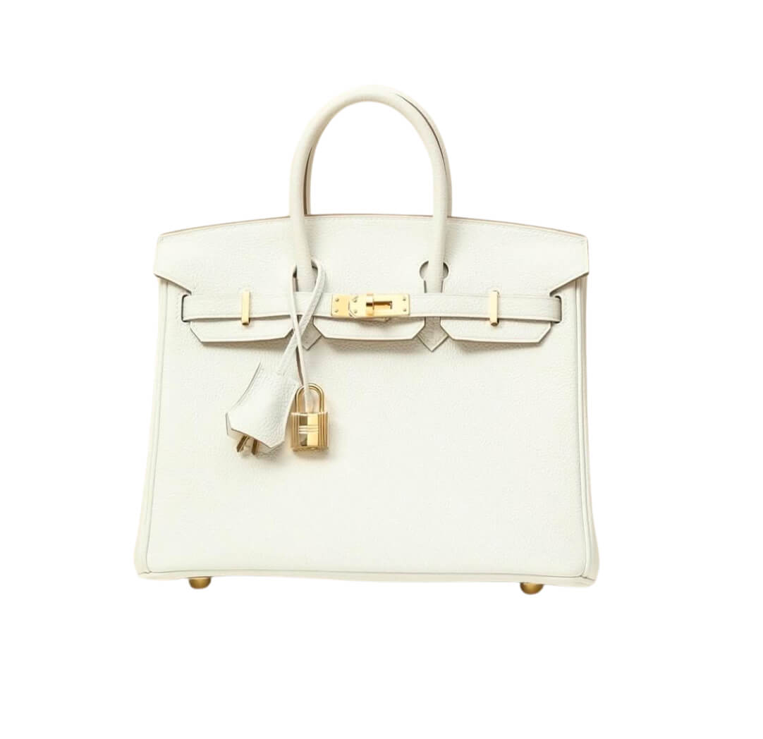 Hermès Birkin25 Mushroom Togo&Gold Hardware