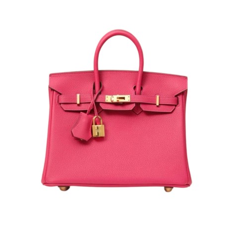 Hermès Birkin25 Rose Tyrien Togo&Gold Hardware