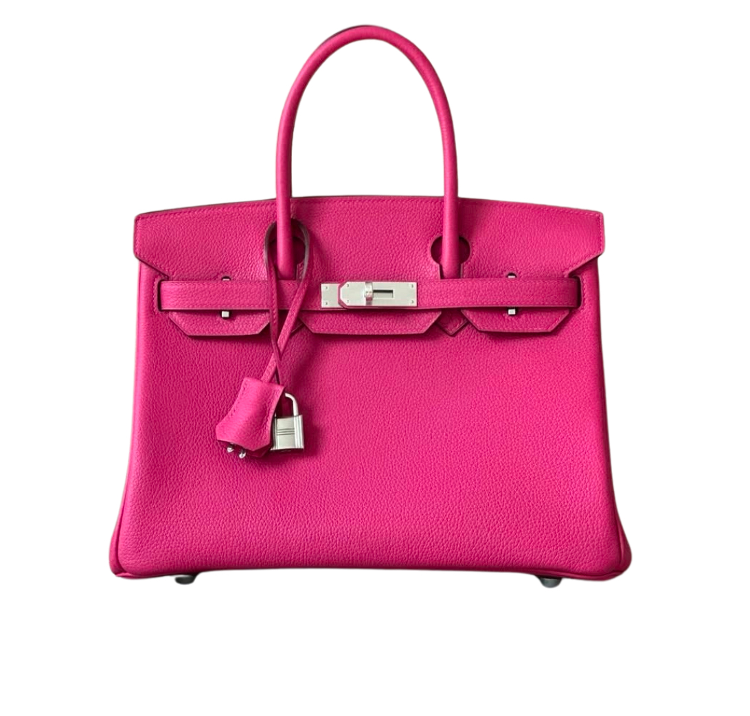 Hermès Birkin30 Bag Rose Pop togo&Palladium Hardware