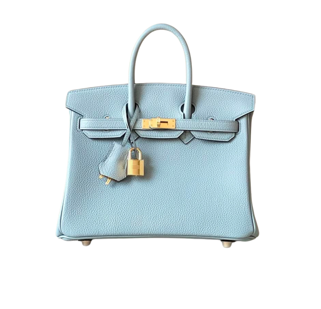 Hermès Birkin25 Blue Zephyr Togo&Gold Hardware