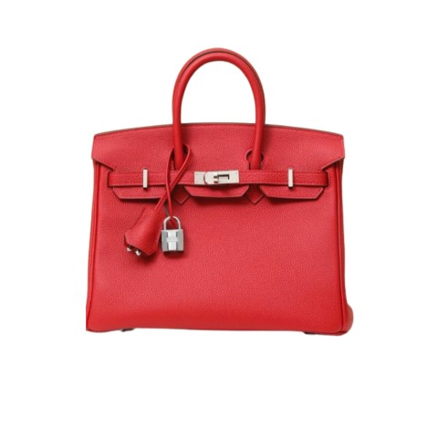 Hermès Birkin25 Rouge de coeur Togo&Palladium Hardware 