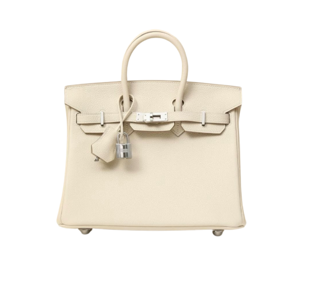 Hermès Birkin25 Nata Togo&Palladium Hardware 