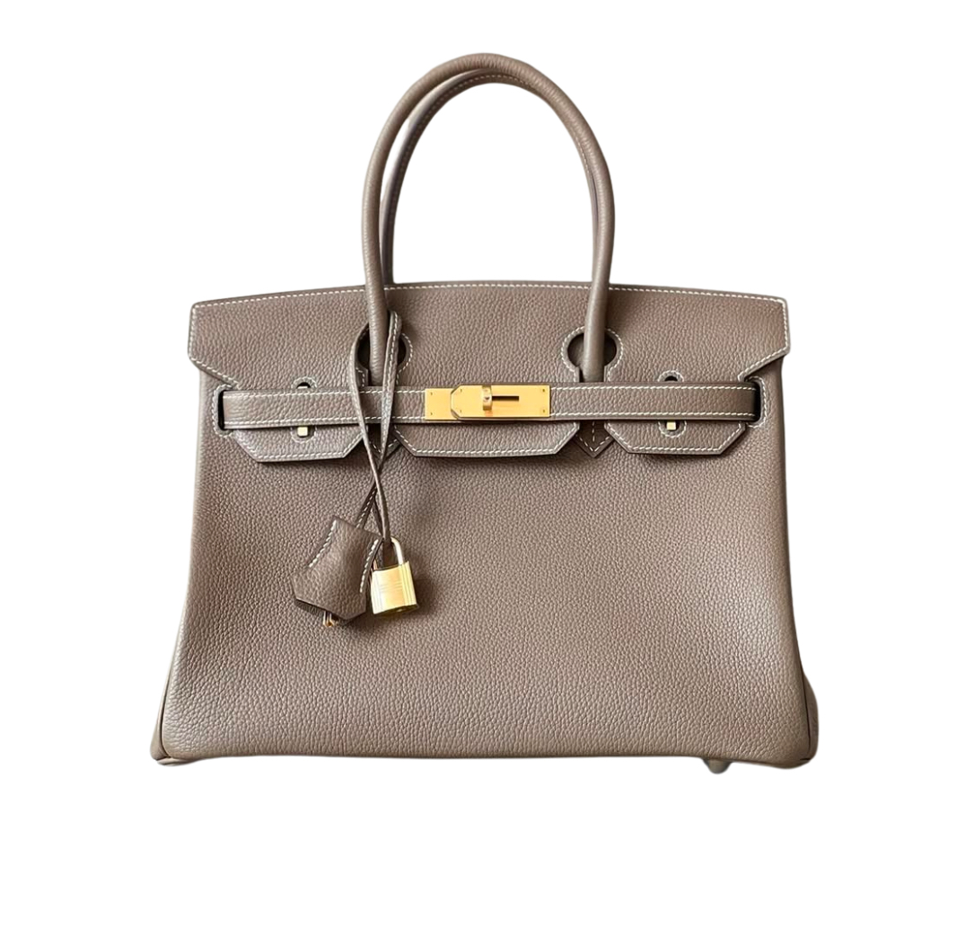 Hermès Birkin35  Etoupe Togo &Gold Hardware