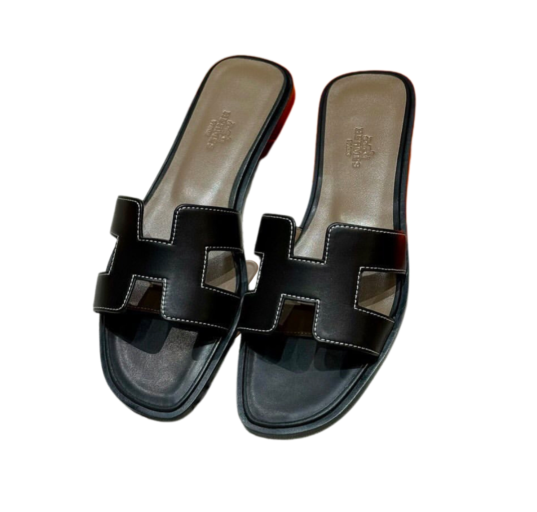 Hermès Oran Sandal Noir