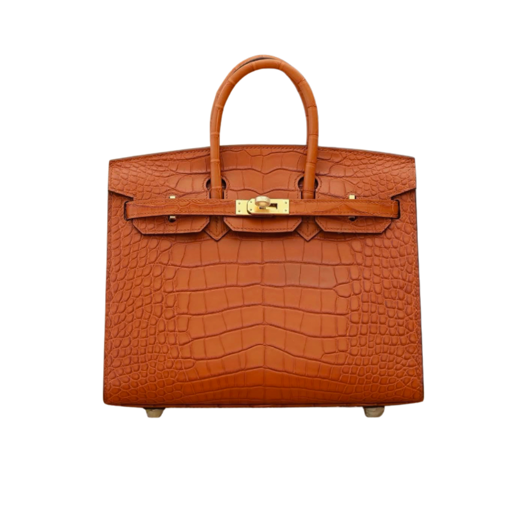 Hermès Birkin20 Gold Alligator Mississippi &Gold Hardware