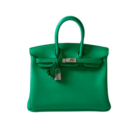 Hermès Birkin25 Vert Menthe Swift&Palladium Hardware