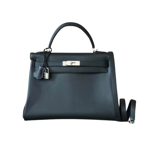 Hermès Kelly35 Black Bag Calfskin Leather&Gold Palladium