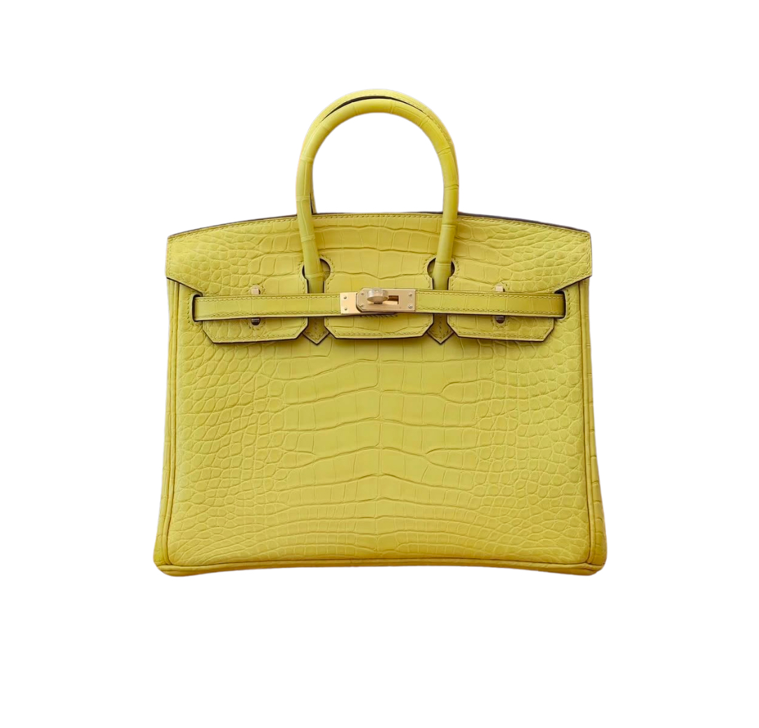 Hermès Birkin25 Lima Mate Aligátor&Gold Palladium