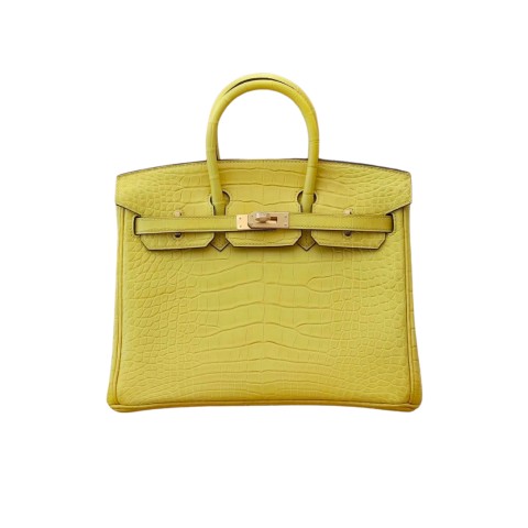 Hermès Birkin25 Lima Mate Aligátor&Gold Palladium