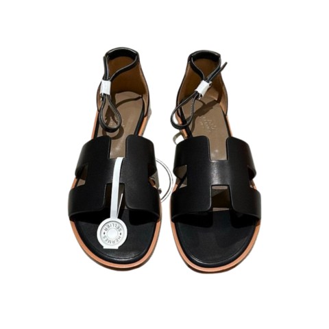 Hermès Santorini Sandal Calfskin & Noir