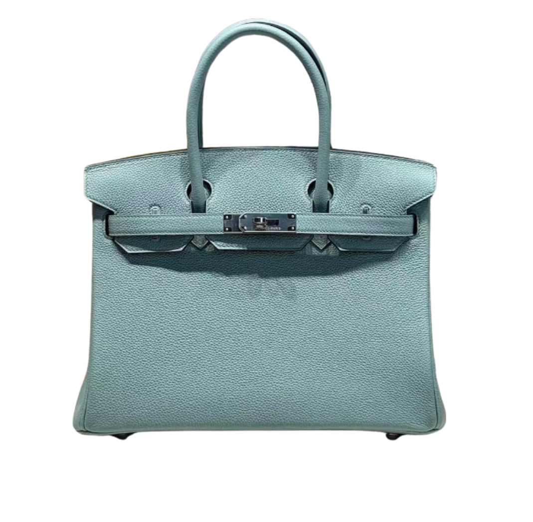 Hermès Birkin30 Ciel Togo& Palladium Hardware