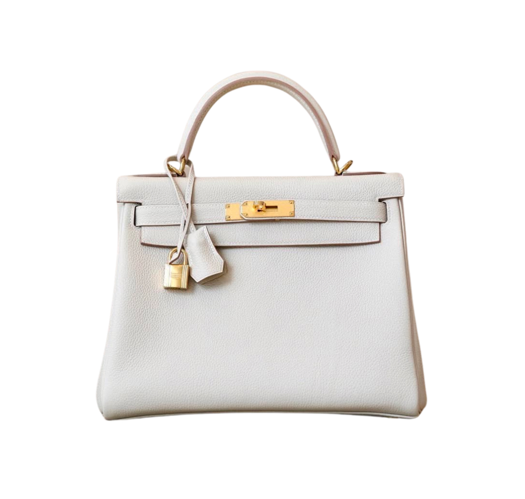 Hermès Kelly25 Gris Perle Epsom&Gold Hardware