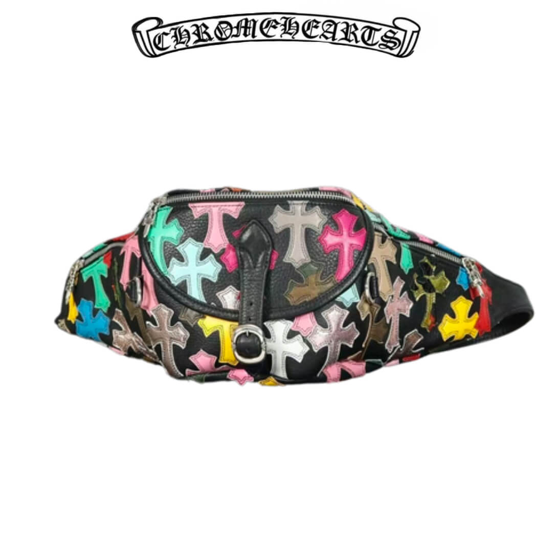 Chrome Hearts Multi-Color Cemetery Waist Bag