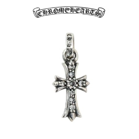 Chrome Hearts Silver Mini Cross Pendant (2.2g)