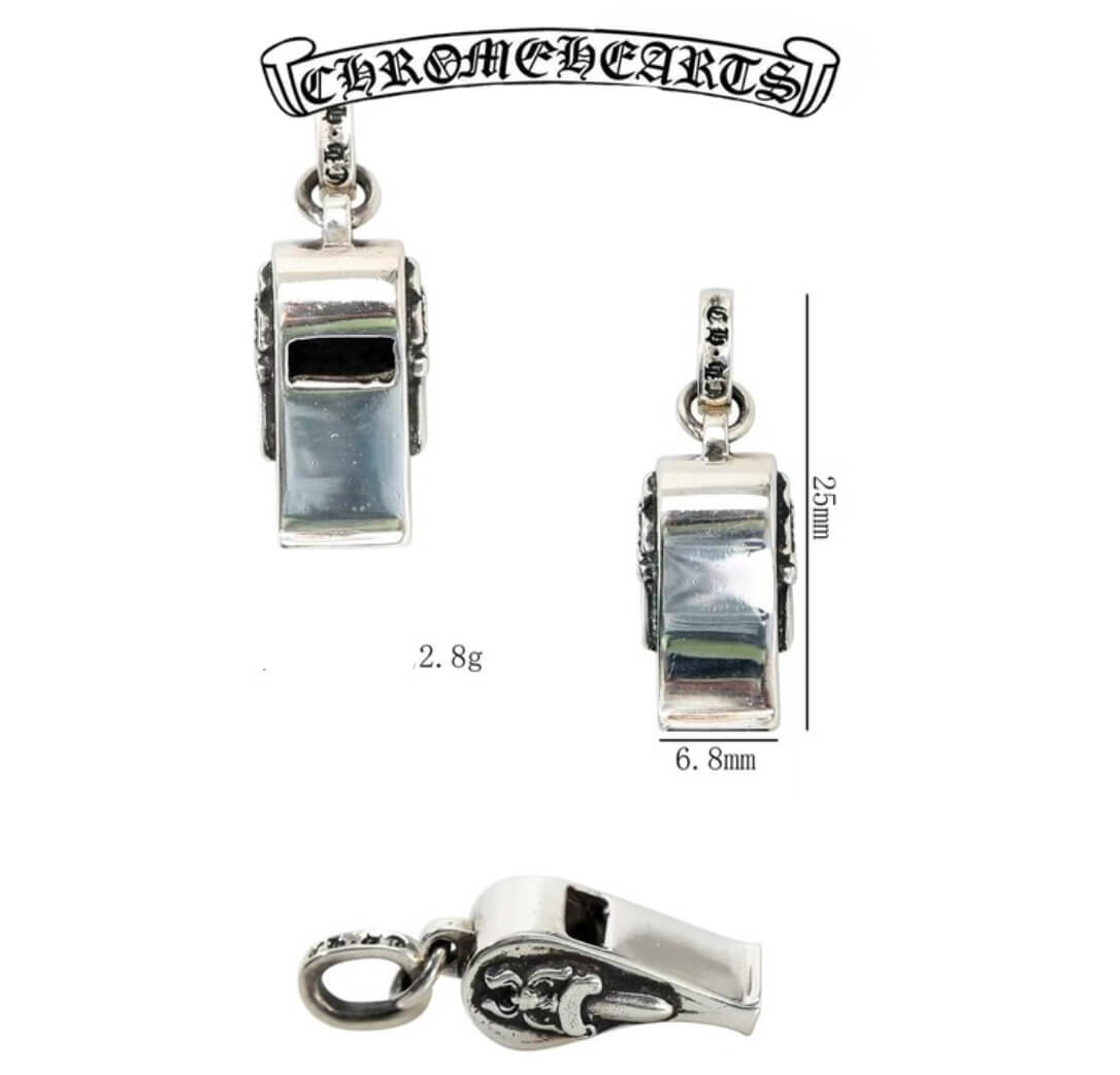 Chrome Hearts Silver Mini Buckle Pendant