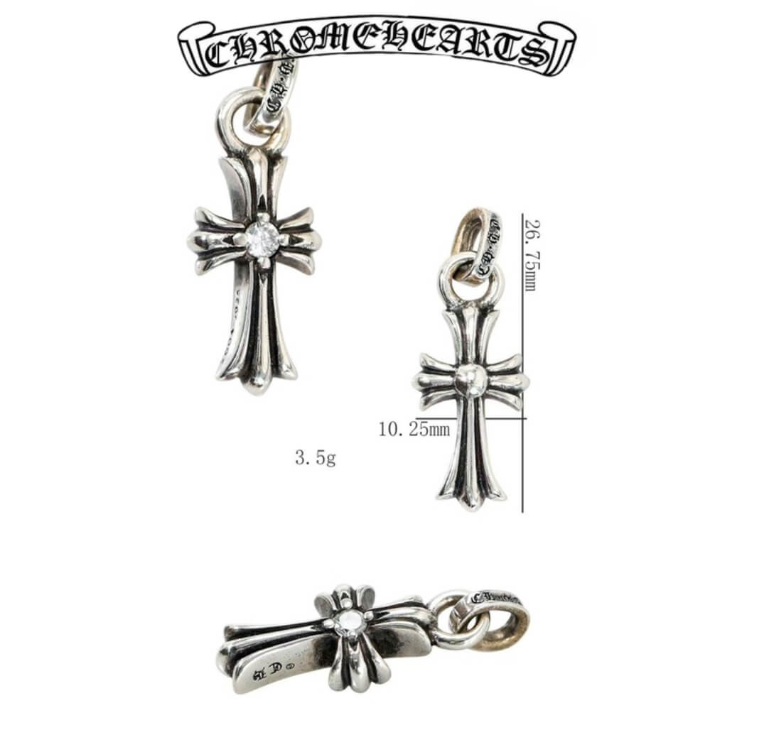 Chrome Hearts Silver Bullet Pendant