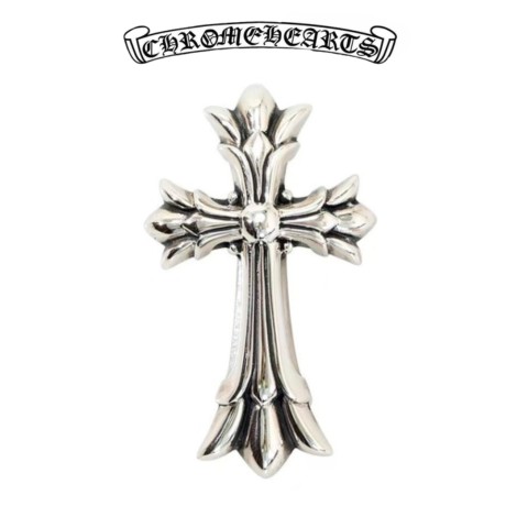 Chrome Hearts Silver Medium Shadow Cross Pendant (16,1g)