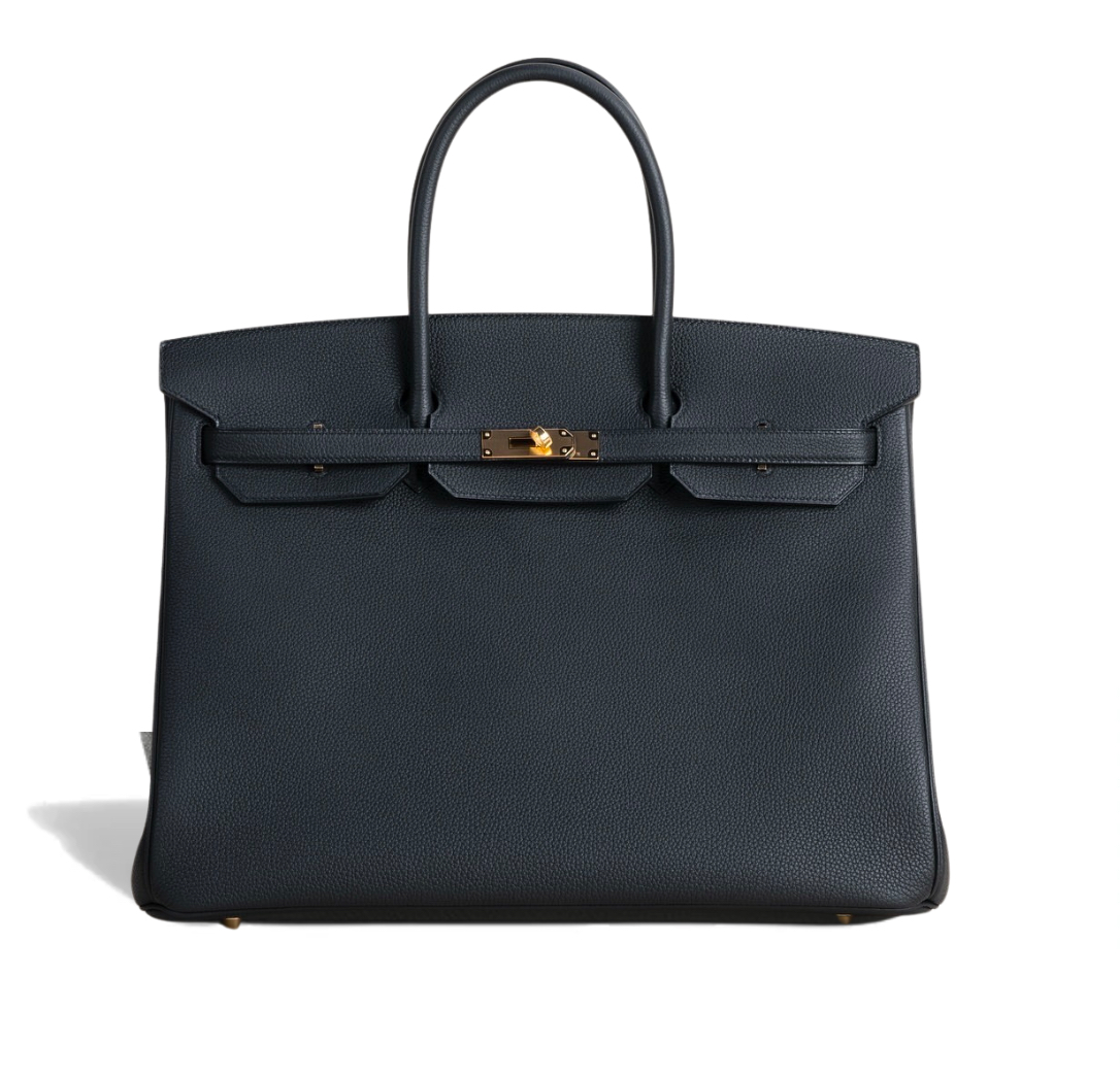  Hermès Birkin40 Noir Togo&Gold Hardware