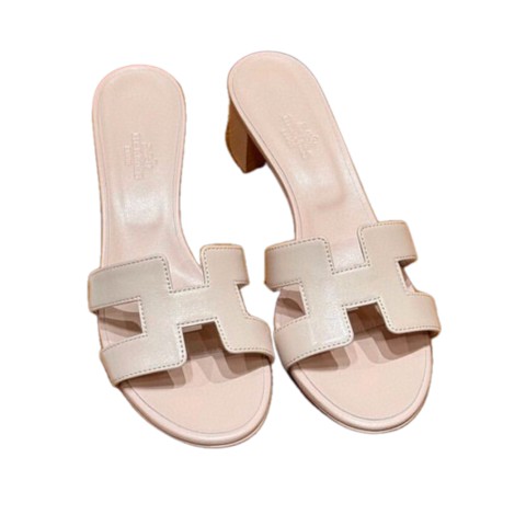 Hermès Oasis sandal Rose Cancan