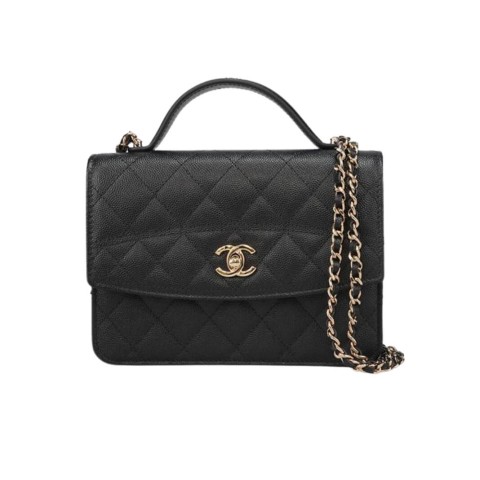 Chanel Caviar Two-Way Backpack Shoulder Flap Bag i