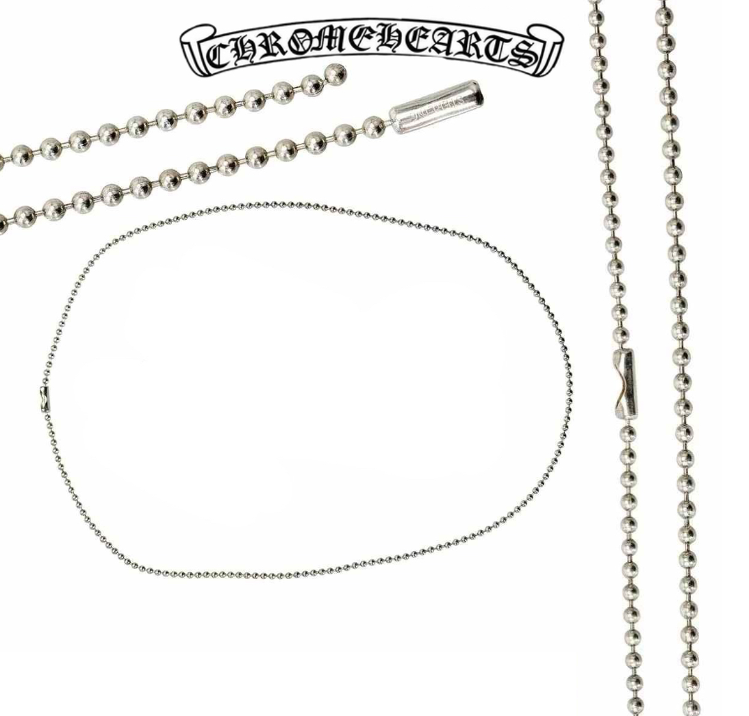 Chrome Hearts Silver Ball Chain