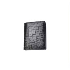 Hermès MC² Euclide Card Holder in Black Matte Alligator Leather