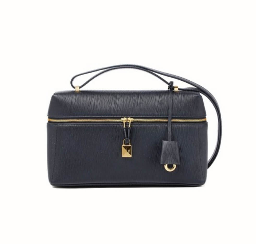 Loro Piana Extra Bag 27 - Upgraded Edition (Black, Gold Hardware)