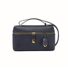 Loro Piana Extra Bag 27 - Upgraded Edition (Black, Gold Hardware)