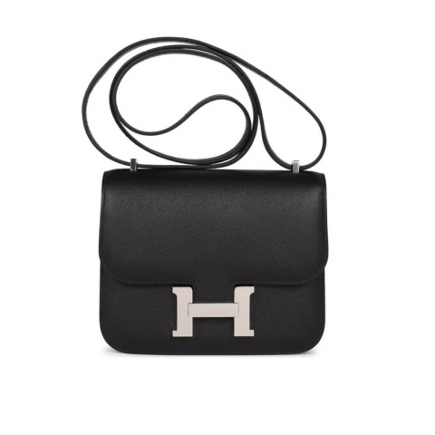 Hermès Constance 19 Epsom Noir&Palladium Hardware