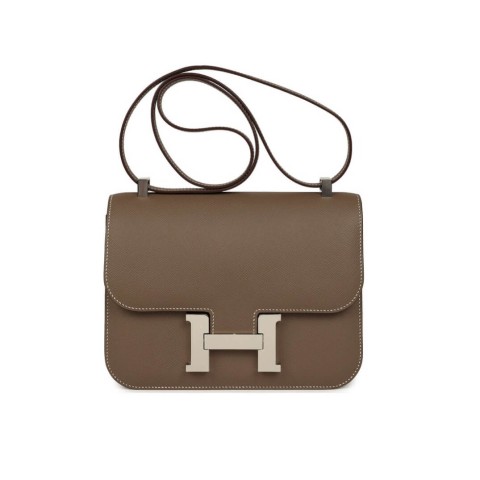 Hermès Constance 19 Epsom  Etoupe&Palladium Hardware