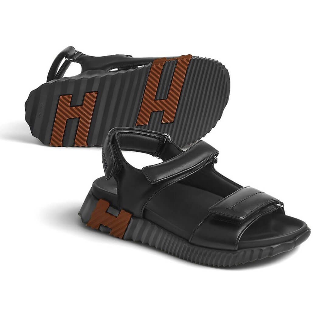 HERMÈS Junior Sandal /Noir